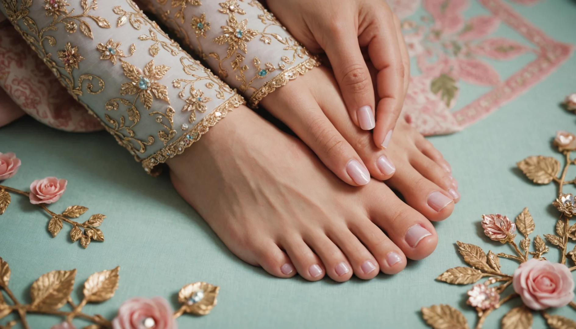 faux ongles des pieds