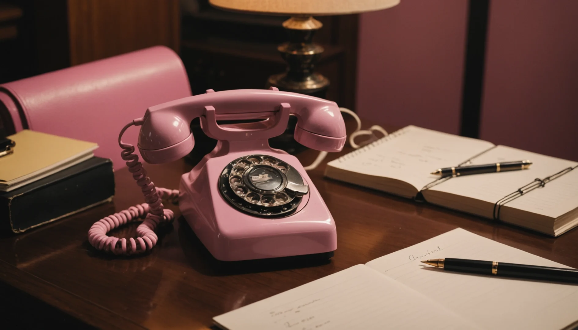 hotesse telephone rose