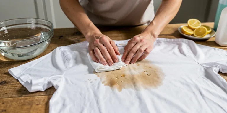 enlever tache de the