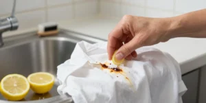 enlever des taches de rouille sur du linge