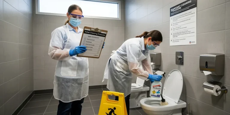 nettoyage des wc protocole