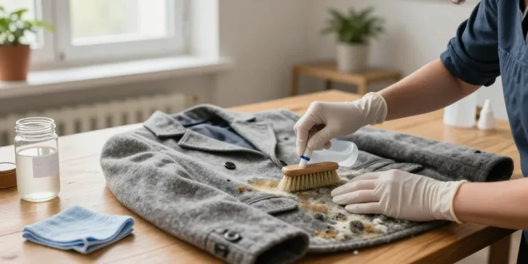 enlever moisissure tissu non lavable