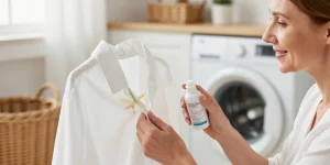 tache de lys sur vêtement déjà lavé