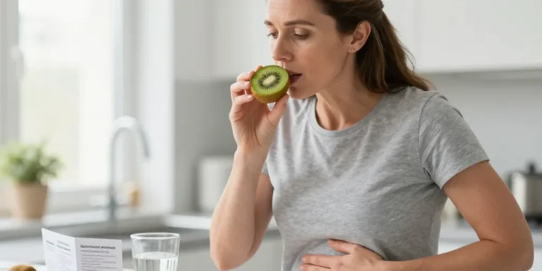 le kiwi est il acide pour l'estomac