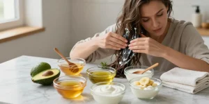 soin naturel cheveux secs