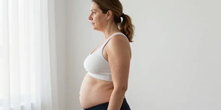 femme avec un gros ventre