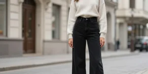 tenue avec jean noir
